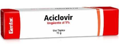 ACICLOVIR UNGUENTO AL 5% X 15 g GENFAR