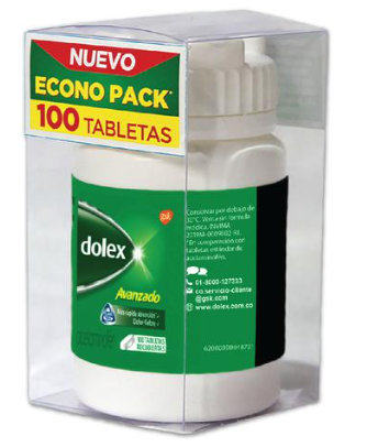 DOLEX AVANZADO X 100 TABLETAS