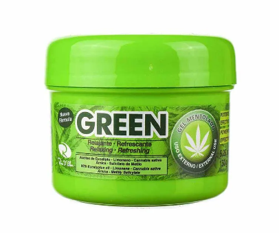 GEL MENTOLADO GREEN X 150 g