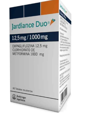 JARDIANCE DUO 12.5/1000MG 60 TABLETAS
