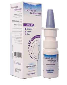 Fluticasona spray nasal  x 8 ml novamed