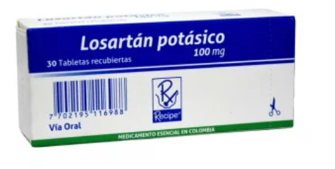 Losartan 100 mg x 30 tabletas recipe