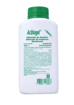 Acibiogel sabor menta x 360 ml