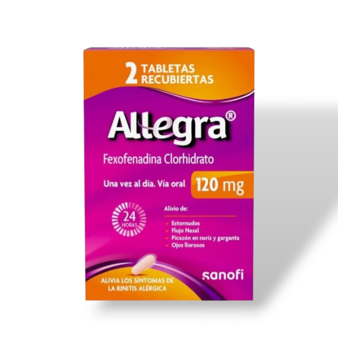 Allegra x 2 tabletas recubiertas