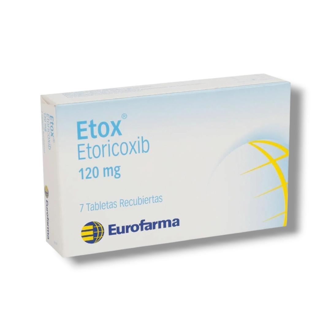 Etox 120 mg x 7 tabletas