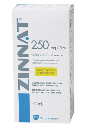 Zinnat 250mg x 70ml