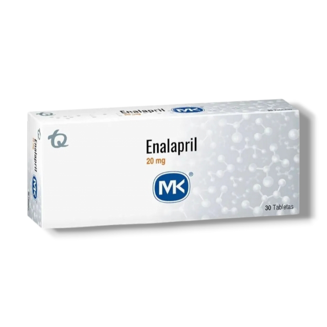 Enalapril 20mg x 30 tabletas mk