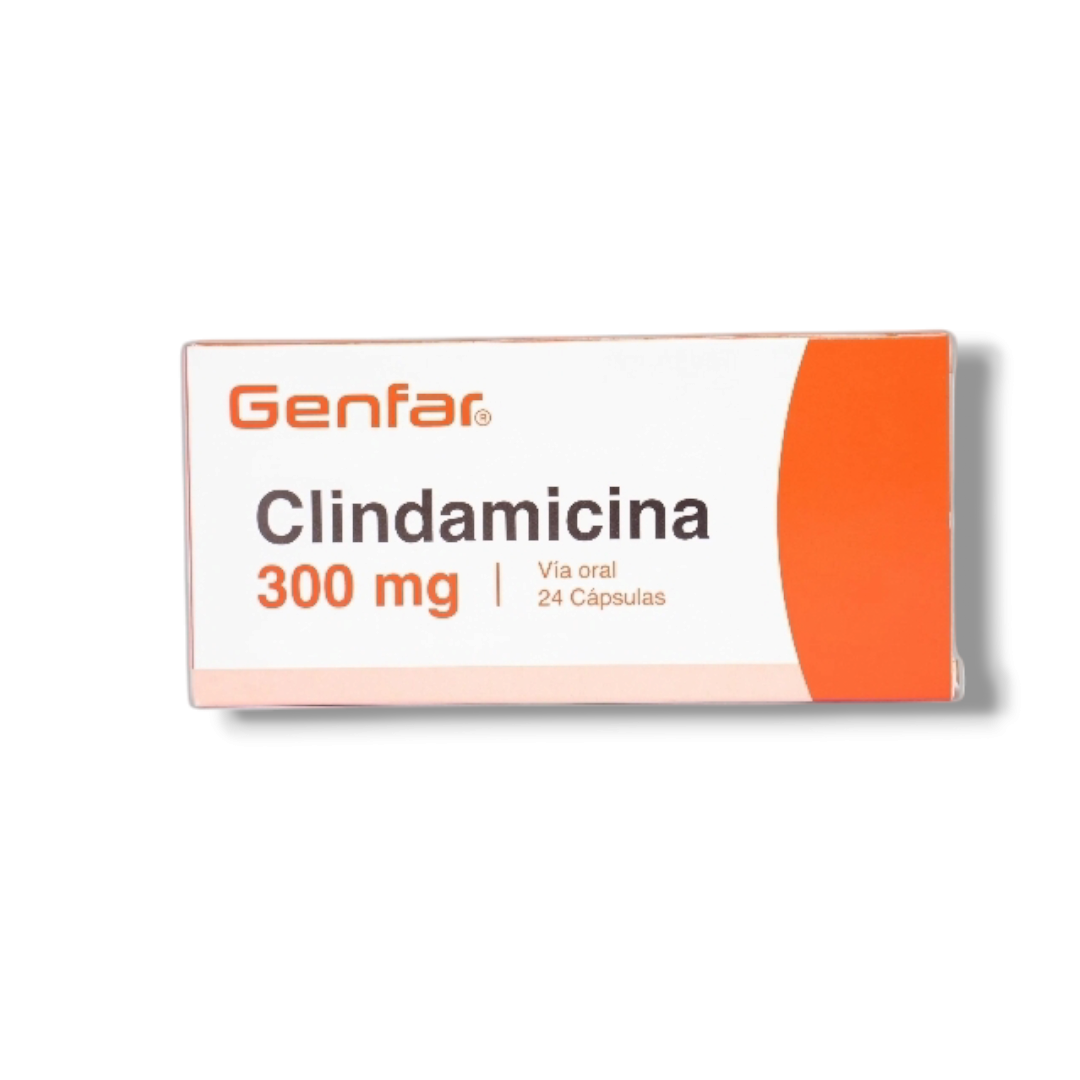 Clindamicina 300mg x 24 capsulas genfar