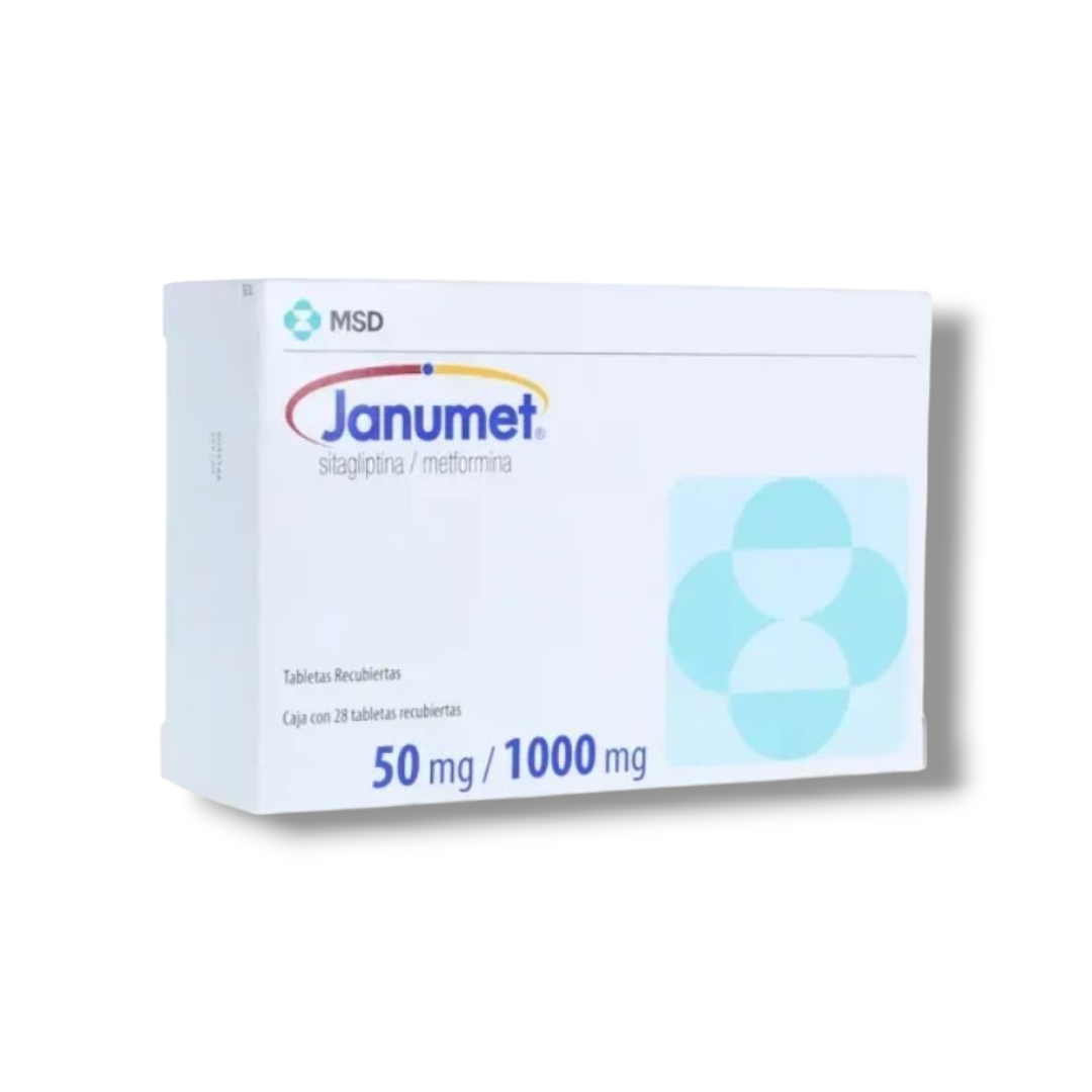 Janumet 50mg / 1000mg x 28 tabletas recubiertas