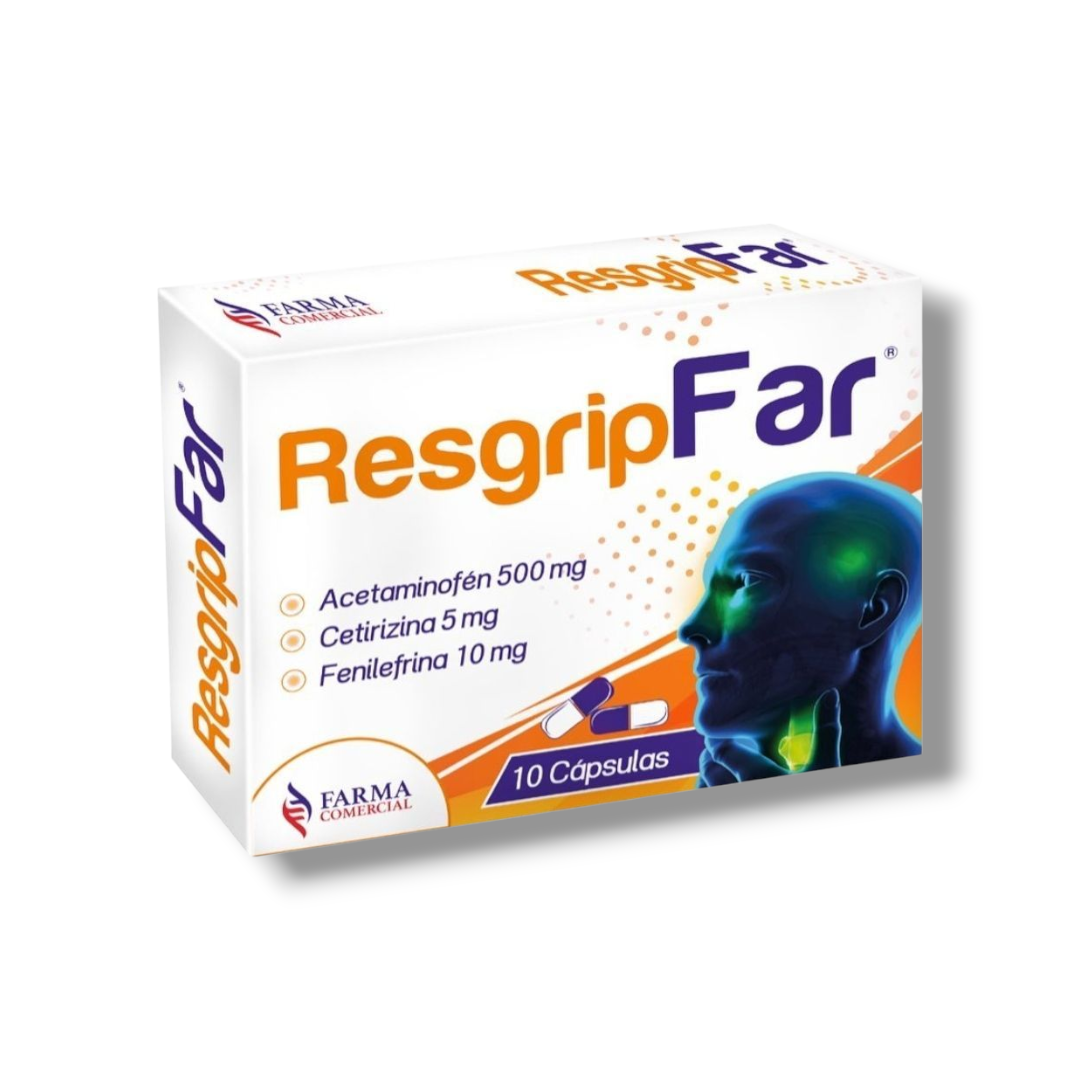 Resgripfar caja x 10 capsulas