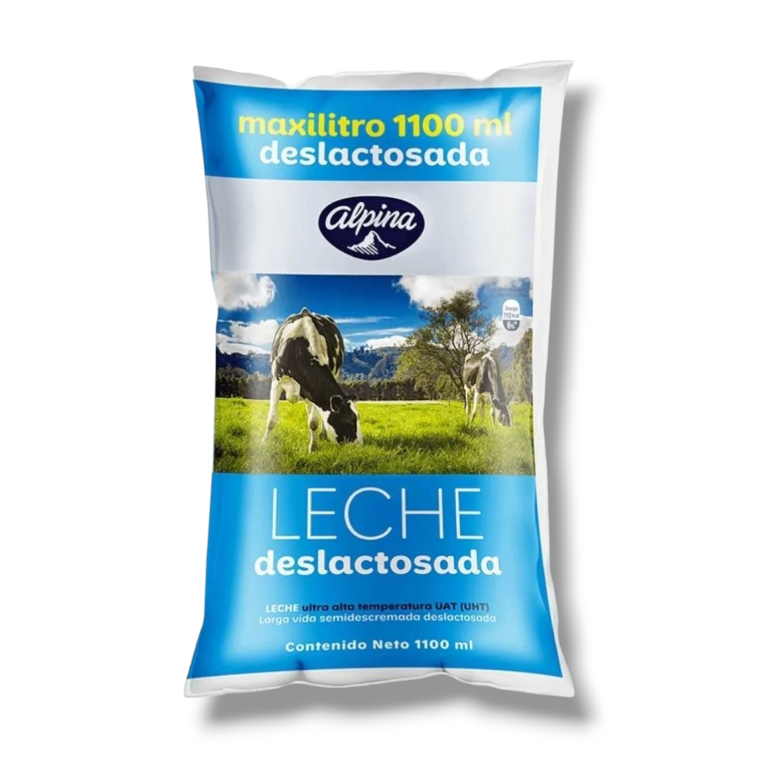 LECHE ALPINA DESLACTOSADA BOLSA X 1100ML