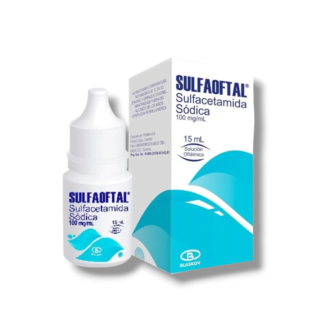 SULFACETAMIDA SOLUCION OFTALMICA X 15ML SULFAOFTAL