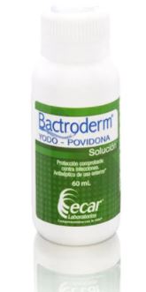 Bactroder solucion x 60ml yodo povidona