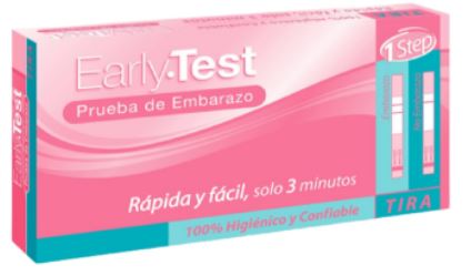 PRUEBA DE EMBARAZO EN TIRA (EARLY TEST)