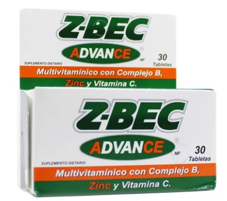 Z-BEC ADVANCE X 30 TABLETAS