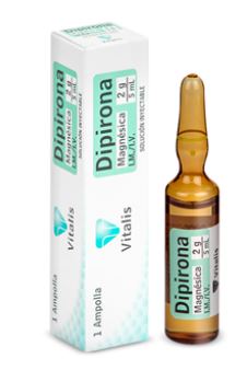 DIPIRONA MAGNÉSICA AMPOLLA 2g  X 5ml VITALIS