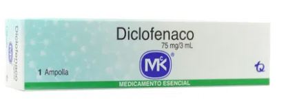 DICLOFENACO 75 mg CAJA X 5 AMPOLLAS X 3 ML MK