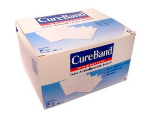 GASA ANTIHADERENTE ESTÉRIL 10 X 10 SOBRE  X 2 UNIDADES (CUREBAND)