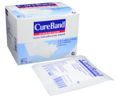 GASA ANTIADH 7.5X7.5 ESTERIL  X 2 UNIDADES (CUREBAND)