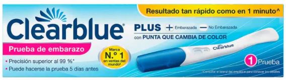 PRUEBA DE EMBARAZO CLEAR BLUE PLUS
