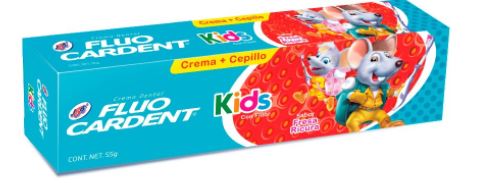 CREMA DENTAL FLUOCARDENT KID CON FLUOR X 50g+CEPI