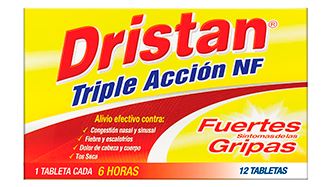 DRISTAN TRIPLE ACCIÒN NF X 12 TABLETAS