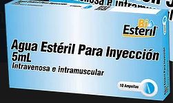 AGUA ESTERIL PARA INYECCIÓN X 5ML  (BIESTERIL)