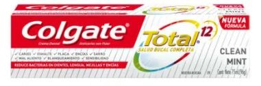 CREMA DENTAL COLGATE TOTAL 12 X 75 ml