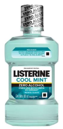 LISTERINE COOL MINT ZERO ALCOHOL X 180 ml