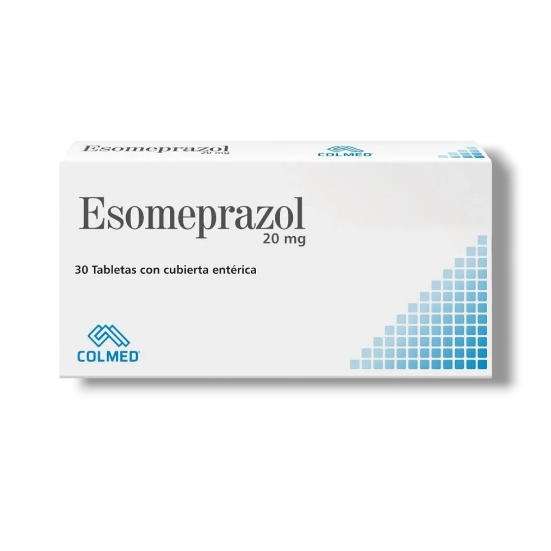 ESOMEPRAZOL 20 mg CAJA X 30 TABLETAS COLMED