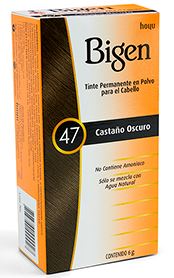 TINTE BIGEN CASTAÑO OSCURO 47 X 6 g