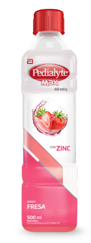 PEDIALYTE 60 CON ZINC X 500 ML SABOR A FRESA