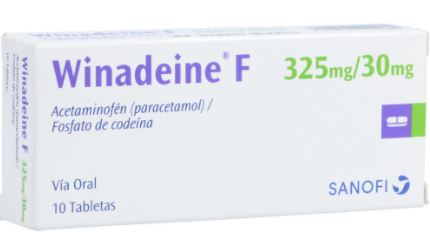 WINADEINE F 325mg/30mg X 30 TABLETAS