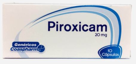 PIROXICAM 20 mg X 10 CÁPSULAS (COASPHARMA)