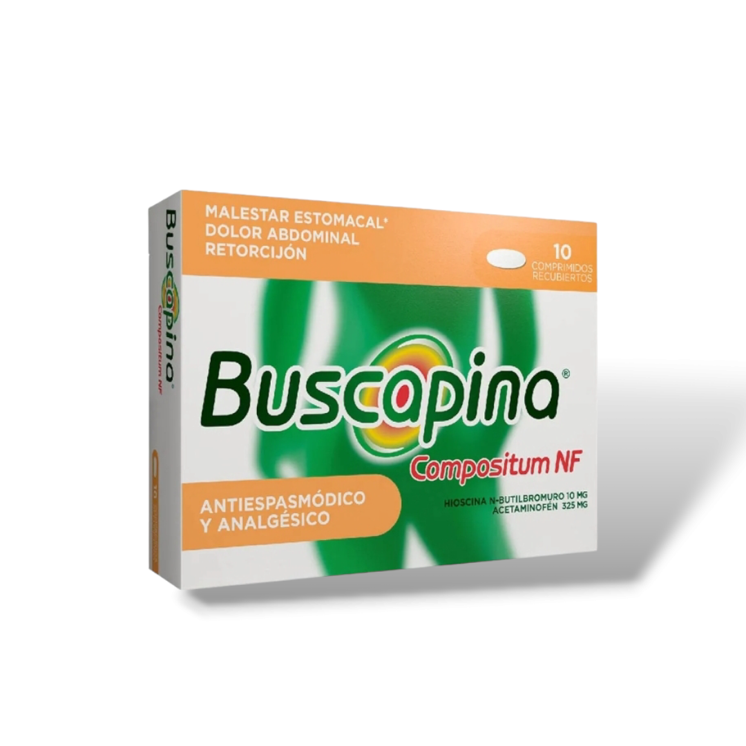 BUSCAPINA COMPUESTA X 10 TABLETAS