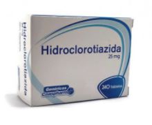 HIDROCLOROTIAZIDA 25 mg X 15 TABLETAS (COASPHARMA)