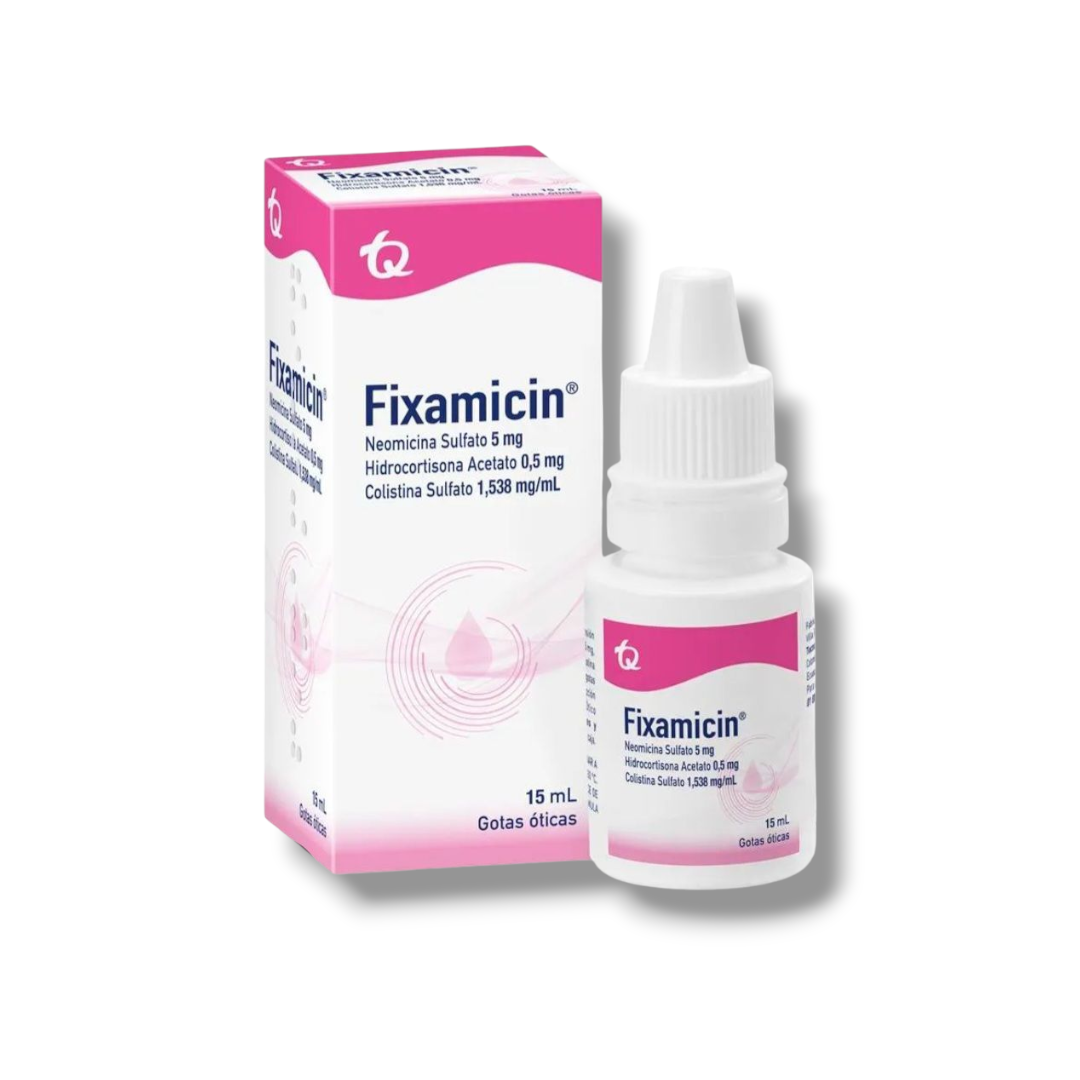 Fixamicin gotas oticas x 15 ml