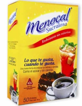MENOCAL SUCRALOSA X 50 SOBRES