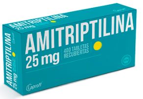 AMITRIPTILINA 25 mg X 10 TABLETAS (LAPROFF)