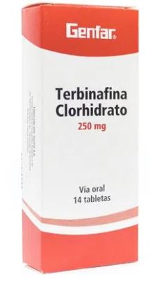 TERBINAFINA 250 mg X 14 TABLETAS (GENFAR)