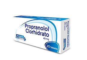 PROPRANOLOL 40 MG X 20 TABLETAS (COASPHARMA)
