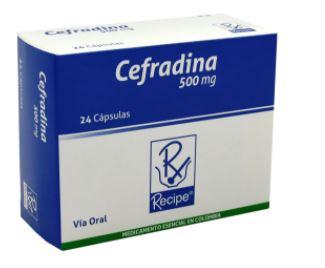 CEFRADINA 500 mg X 24 CÁPSULAS RECIPE