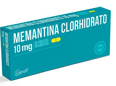 MEMANTINA 10 mg X 10 TABLETAS (LAPROFF)