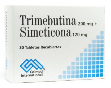 TRIMEBUTINA + SIMETICONA CAJA X 30 TABLETAS COLMED