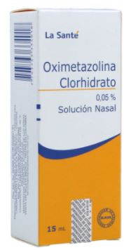 OXIMETAZOLINA 0,05% SOLUCIÓN NASAL X 15 ML (LA SANTÉ)
