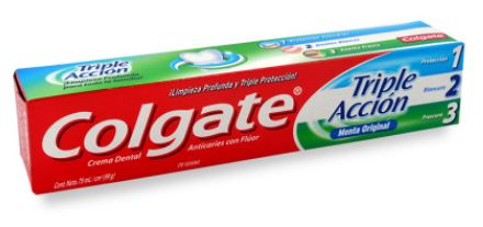 CREMA DENTAL COLGATE TRIPLE ACCIÓN MENTA X 75 ml
