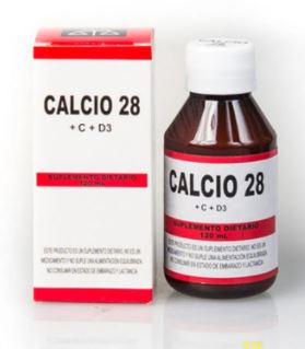 CALCIO 28 FRASCO X 120 ml