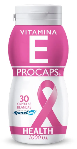 VITAMINA E 1000 U.I X 30 CÁPSULAS (PROCAPS)