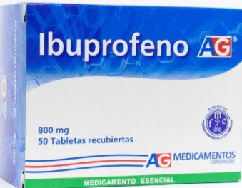 IBUPROFENO 800 mg  X 10 TABLETAS (AG)