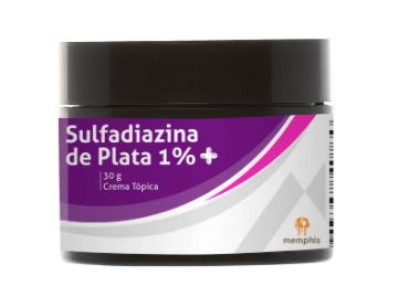 SULFADIAZINA DE PLATA 1 % X 30 g MEMPHIS